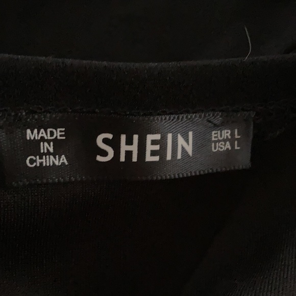 🔅host pick🔅Vintage SHEIN pencil dress with sheer netted flower Sleeves SIZE 10 - Picture 5 of 6